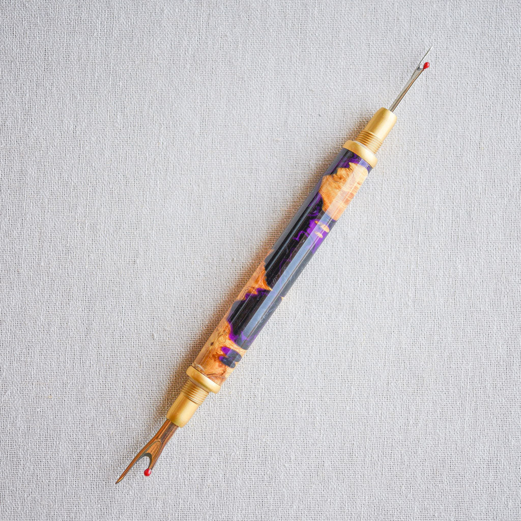 Double Ended Seam Ripper - Dark Purple