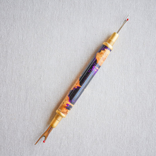 Double Ended Seam Ripper - Dark Purple